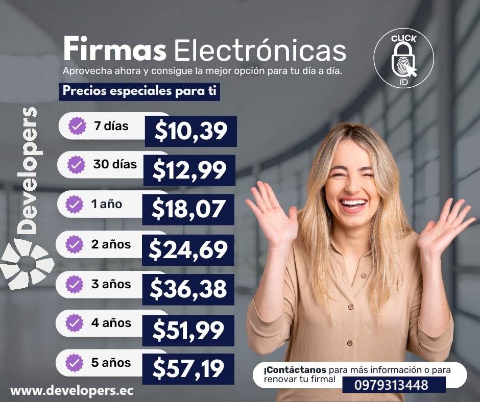 Precios Firma Electrónica